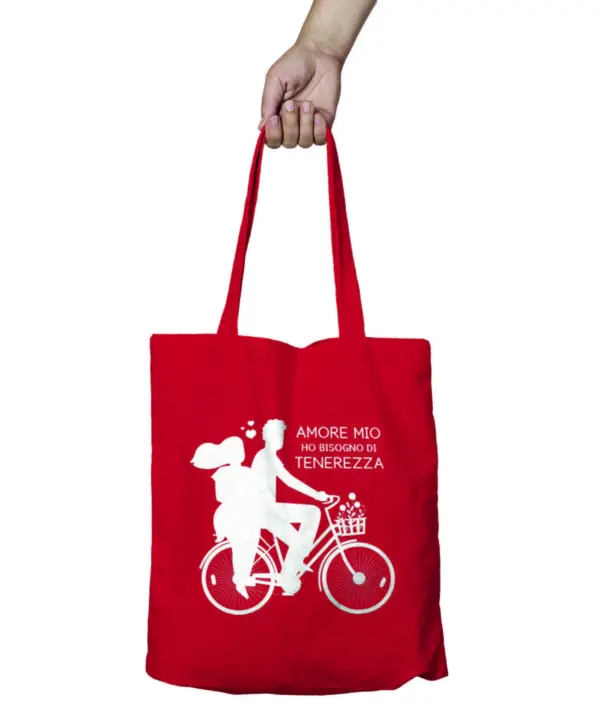 Borsa «Amore mio ho bisogno di tenerezza»